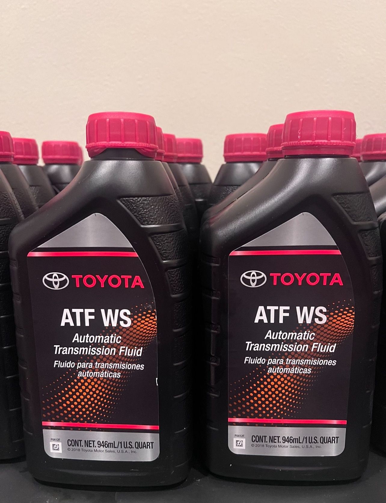 *Set Of 6 Quarts * Genuine Toyota ATF WS