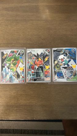 Pokémon TCG Snivy Tepig Oshawott Illustration Rare Cards