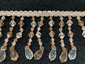  beaded fringe 21yards available … $8.50 per yard