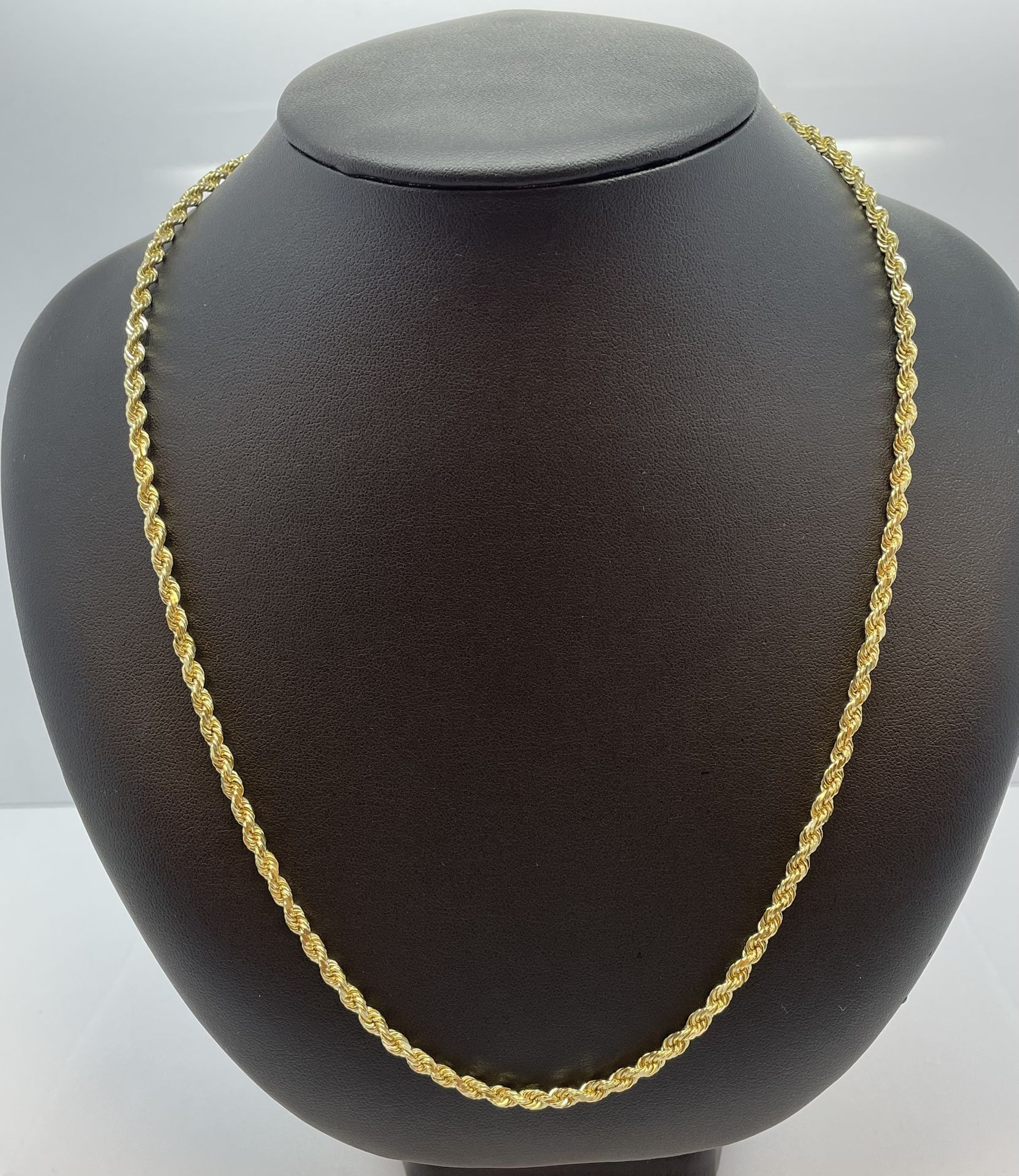 10K Gold Rope Chain. New