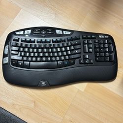 Logitech keyboard and  wireless mouse