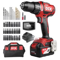 20V Brushless Hammer Drill, 531 in.lbs, 36000 BPM, 1/2" Keyless All-Metal Chuck, 4.0Ah Battery, 22+1+1 Clutch, Impact Drill Kit for Drilling Brick Wal