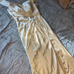 Champagne Bridesmaid/Cocktail Dress Size. 12
