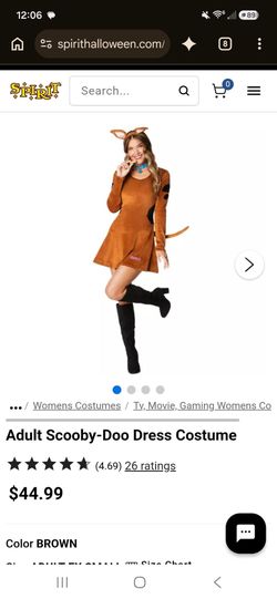Woman's Scooby Doo costume