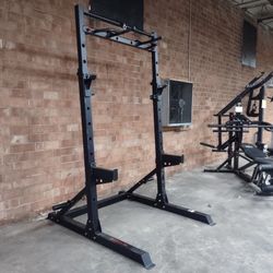 Heavy Duty Squat Half Rack For Weight Lifting