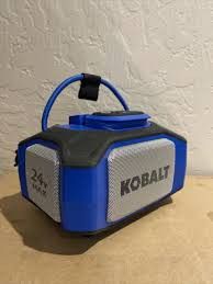 NEW* Kobalt 7-in 10-Watt Bluetooth Speaker AND extra 24v batteryu