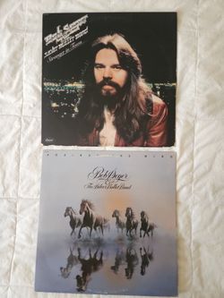 Bob Seger 2 Vintage Vinyl Record Set -- VG+