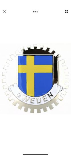 Sweeden car grill emblem