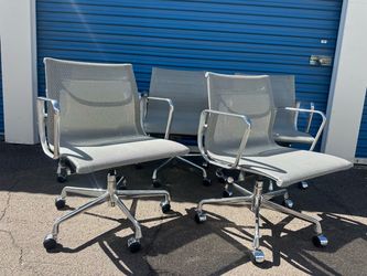 Herman Miller Eames Aluminum Group Management Office Chairs qty 7
