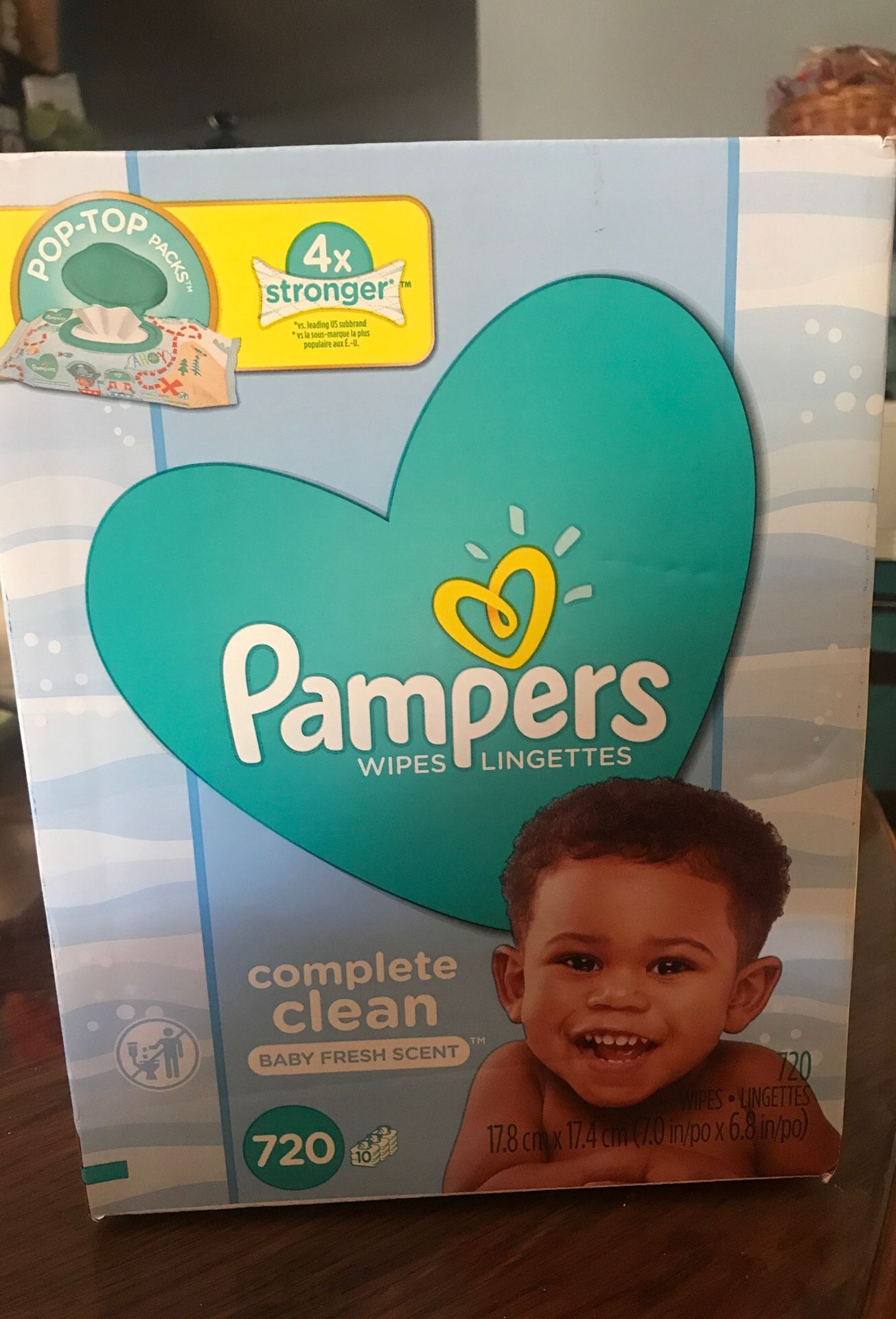 Pampers Wipes Lingettes 720 count