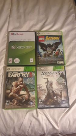 Xbox 360 4 games