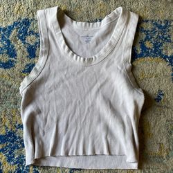 Brandy Melville Off White Tank Too