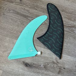 Captain Fin 9.5” CF Raked Fin