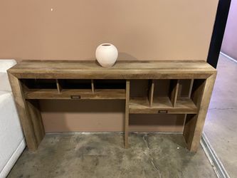 Light brown side table
