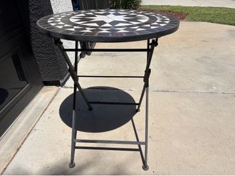 Nice tile table for outside or in