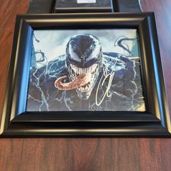Venom Autographed Framed