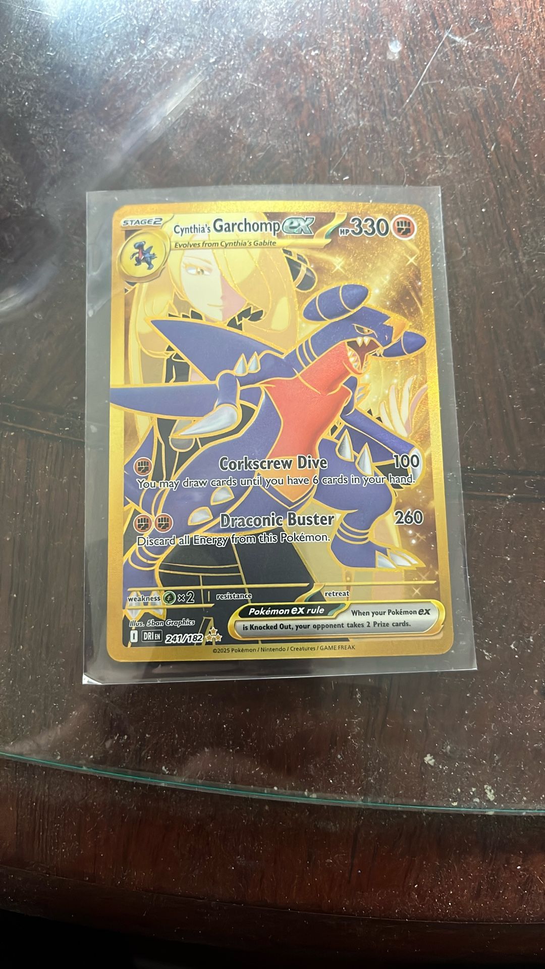 Cynthia’s Garchomp Hyper Rare 241/182