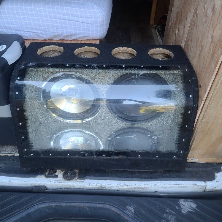 Dual 12 Ported Subs In Speaker Box
