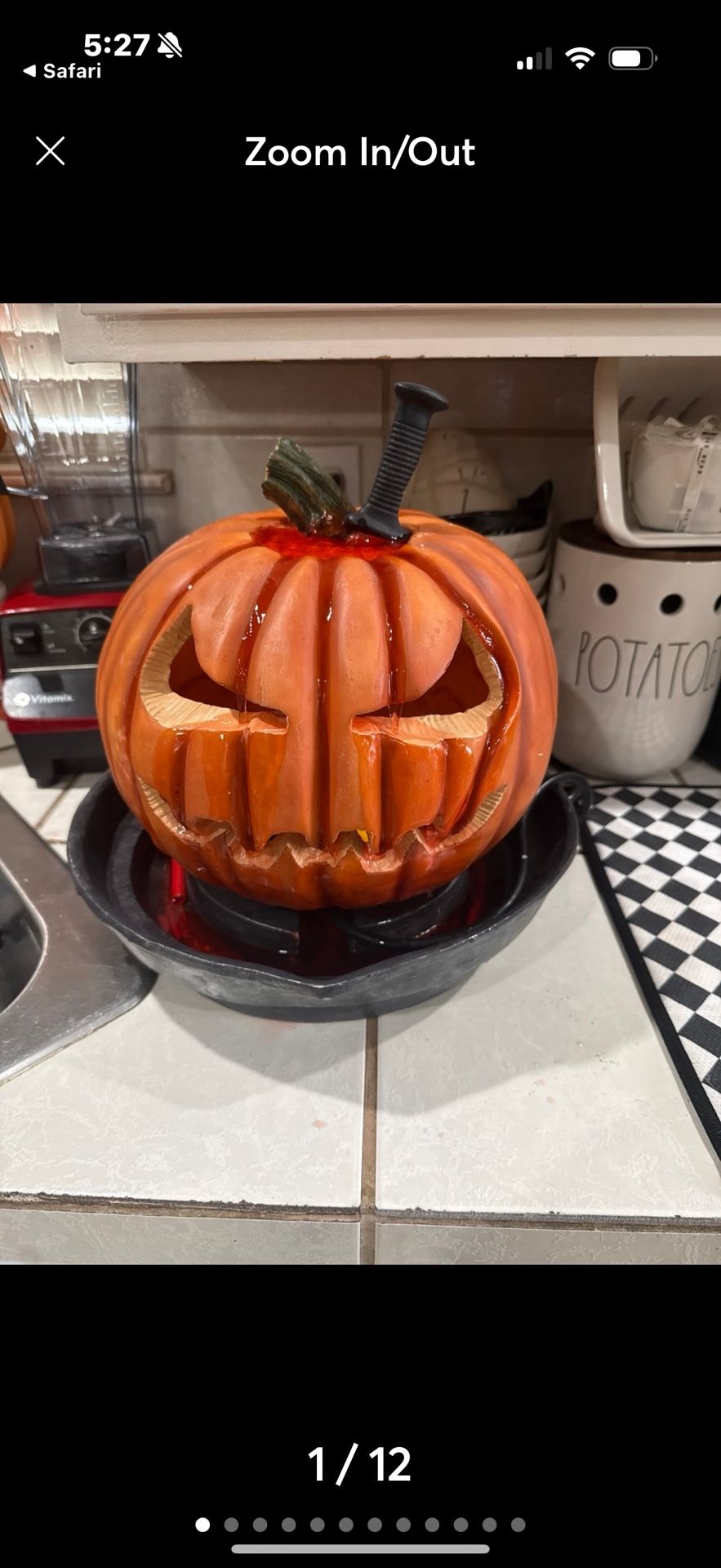 Original Spencer’s Pumpkin Fountain