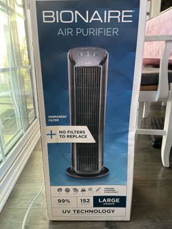 Bionaire Air Purifier Model BAP536UV, Brand new