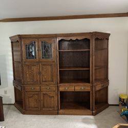Vintage Armoire / TV Wall Unit