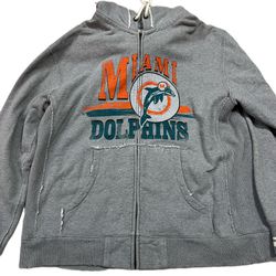 Vintage Miami Dolphins Distressed Jacket