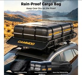 CAMMOO 64"x39" Roof Rack Basket Removable Fairing.