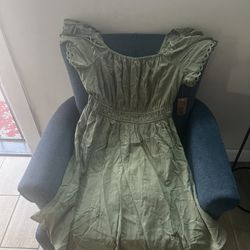 Sage Green Dress 2xl New 