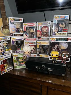 various funko pops