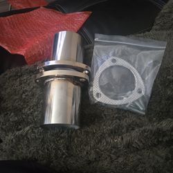 SS Header Collectors 3.00 inch Flange to 3.00 Inch ID Outlet 304 Polished Stainless Steel Pair 