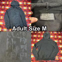 Taylor Swift the Eras Tour Official Concert Gray Hoodie Sweater Adult Medium