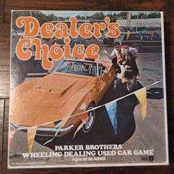Vintage 1972 Dealer's Choice board game, complete, Parker Brothers