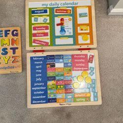 Magnetic Calendar And Puzzle