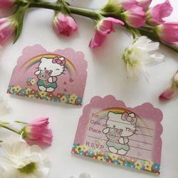 Hello Kitty 20 Piece Pink Invitations 