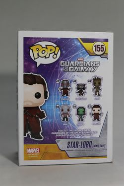  Funko Marvel Guardians of the Galaxy Star Lord Mixed Tape Pop  Vinyl Figure No. 155 : Toys & Games