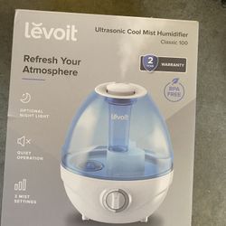 Levoitl ultrasonic, cool Mist Humidifier Classic 100