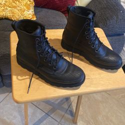Boots SOREL  black leather