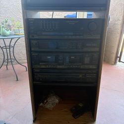 Sony Audio rack SU-S580A Vintage Stereo.