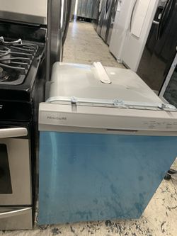 Frigidaire dishwasher in stainless steel