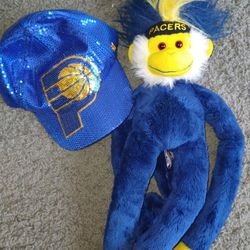 Sparkle Pacer Hat With Plush Pacer Monkey 