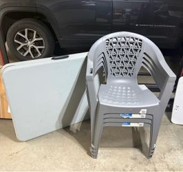 Folding Table and Chair
