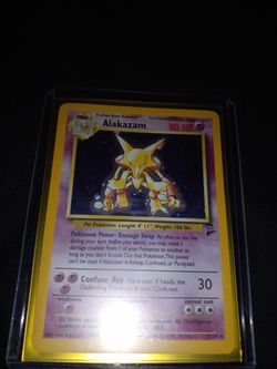 Alakazam Pokemon Card