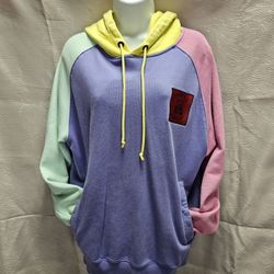 Teddy Fresh Color Block Hoodie