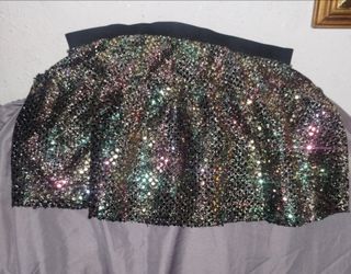 rainbow sequenced running shorts