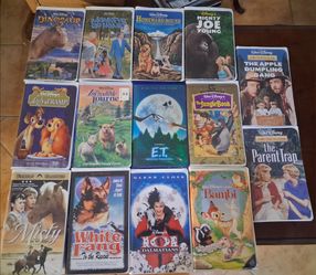 Movie LOT.  VHS Disney, family, dvd