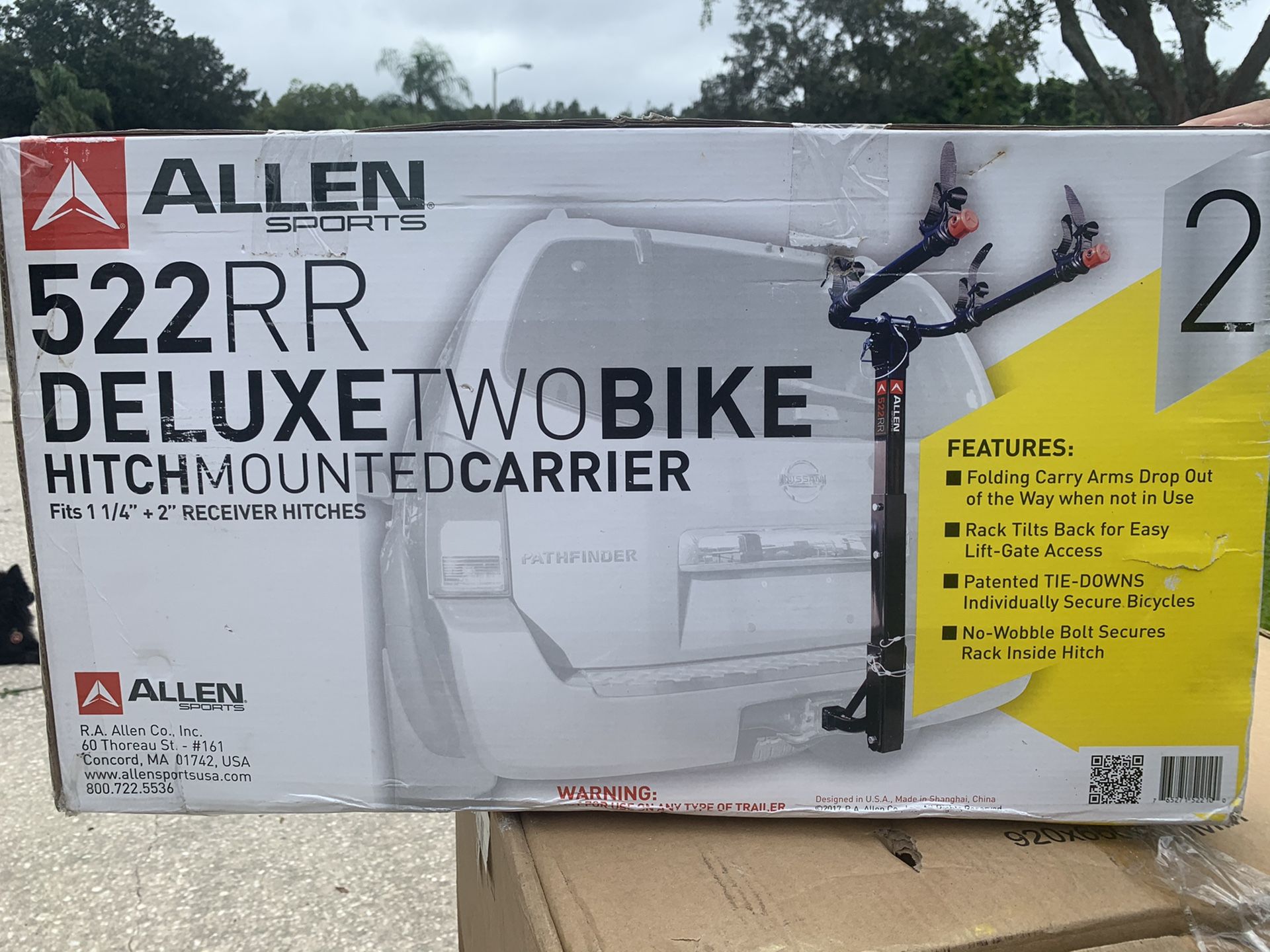 Brand new Allen Sports 2 bike mount - still in box