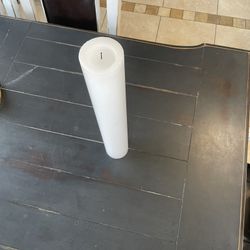 White Pillar Candles 3x20 $15 Each.