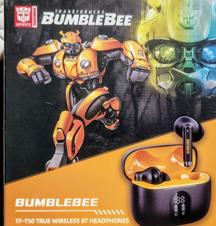 TRANSFORMER BUMBLE BEE EARBUDS 