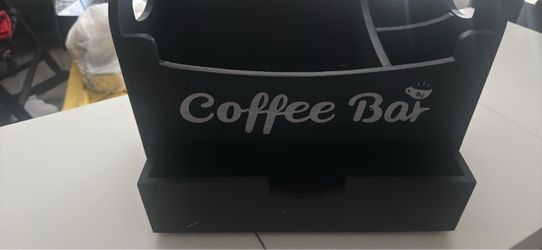 Coffee bar organizer