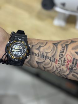 Golden men watch